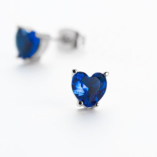 Paul Hewitt Blue Heart Ohrring Silber Bis zu 50% Rabatt