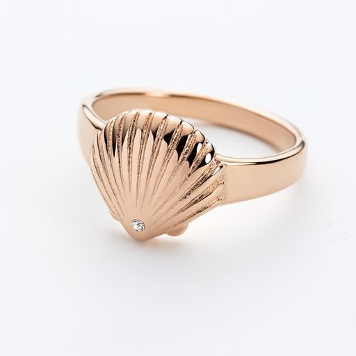 Paul Hewitt Scallop Ring Roségold Kostenloser Versand international