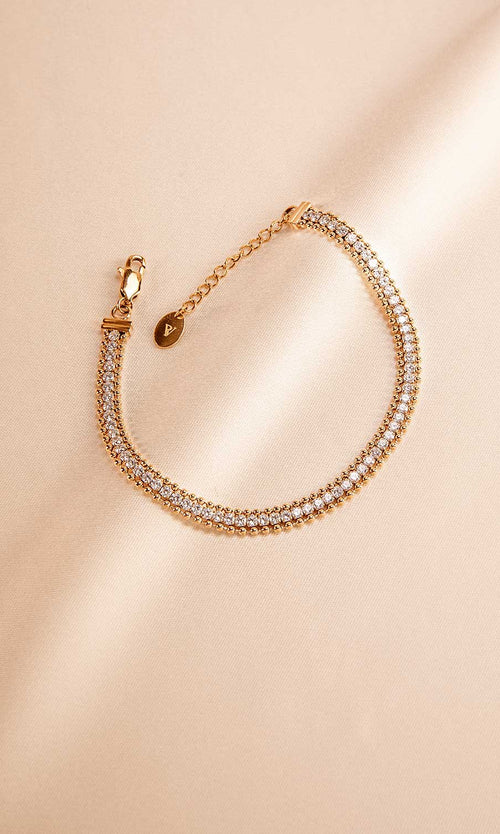 Paul Valentine Sparkling Tennis Bracelet Heißer Verkauf