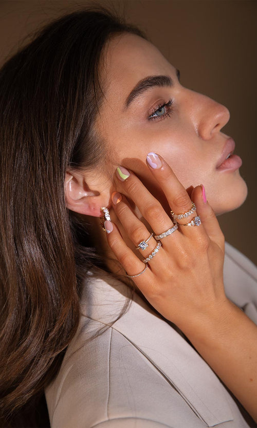 Paul Valentine Brilliant Oval Ring Riesige Ersparnisse
