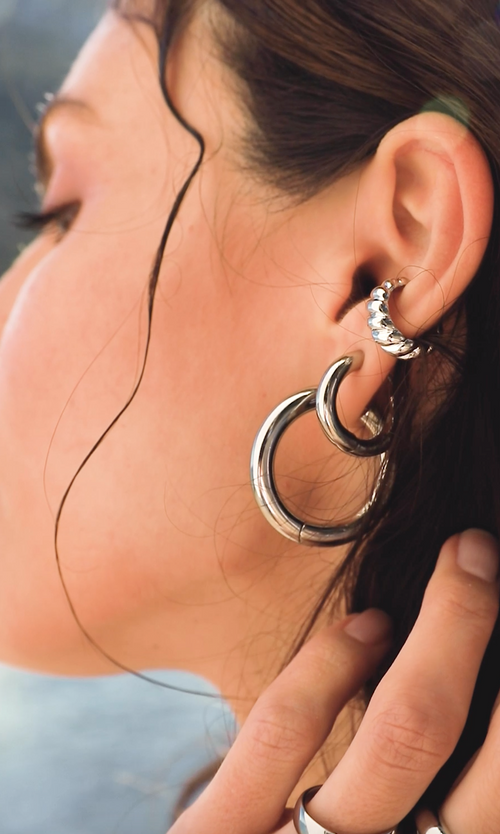 Paul Valentine Chunky Hoops Large Clearance-Verkauf