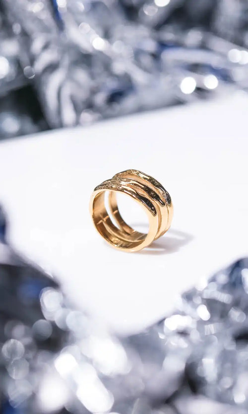Paul Valentine Molten Triple Ring Lagerräumung