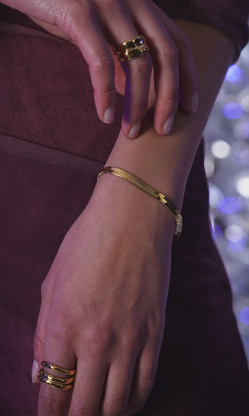 Paul Valentine Molten Sleek Bracelet Neueste Mode