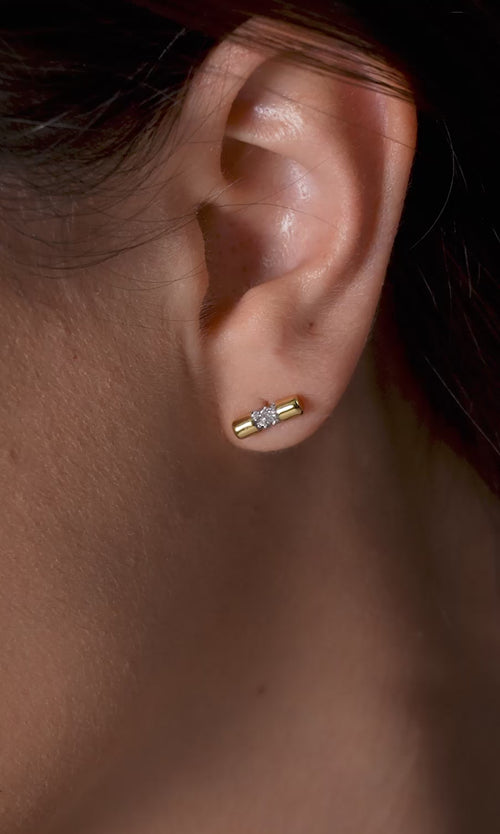 Paul Valentine Pure Ohrstecker 14k vergoldet Tiefpreis