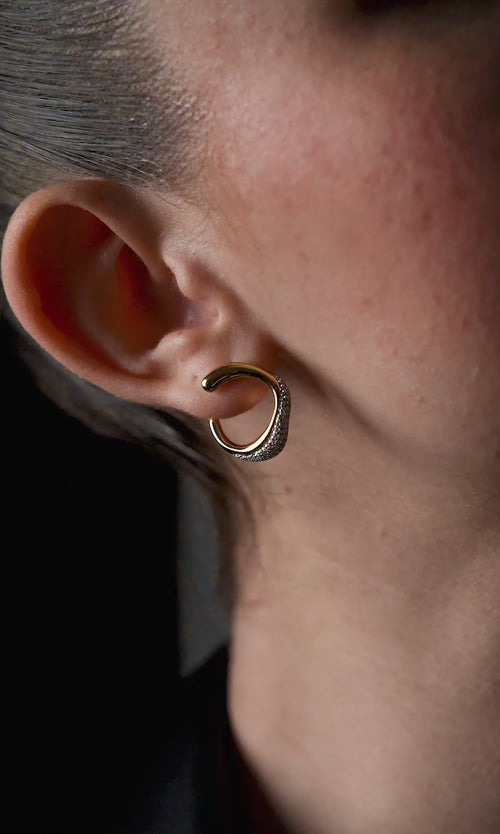 Paul Valentine Crystal Galaxy Ear Studs Kostenlose Rückgabe