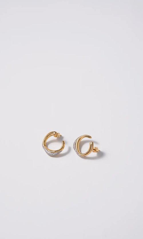 Paul Valentine Crystal Galaxy Ear Studs Kostenlose Rückgabe