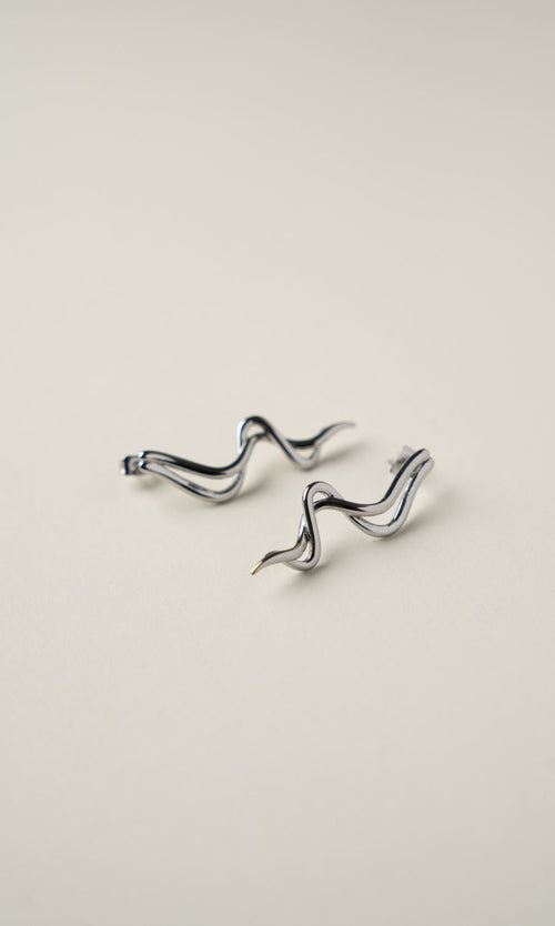 Paul Valentine Wave Rush Earrings 50% Rabatt mit kostenlosem Versand