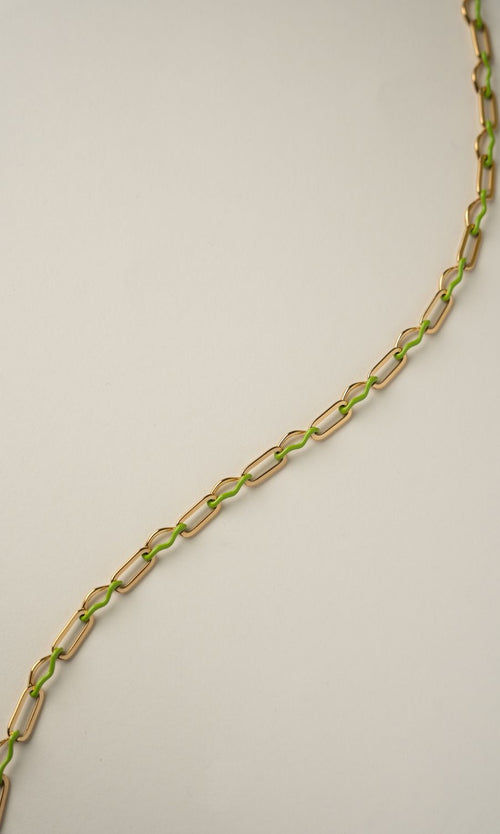 Paul Valentine Wave Rush Enamel Necklace Fabrikladen