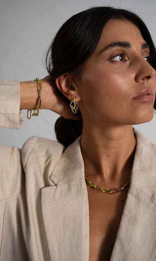 Paul Valentine Wave Rush Enamel Hoops Im Verkauf