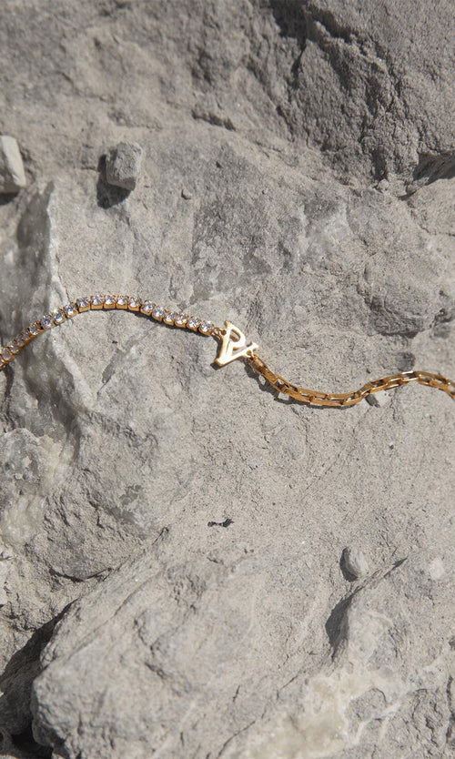 Paul Valentine PV Tennis & Chain Necklace Schlussverkauf