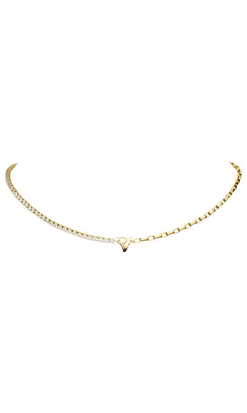 Paul Valentine PV Tennis & Chain Necklace Schlussverkauf