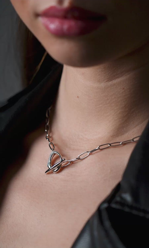 Paul Valentine Crystal Galaxy Necklace Blitzangebot