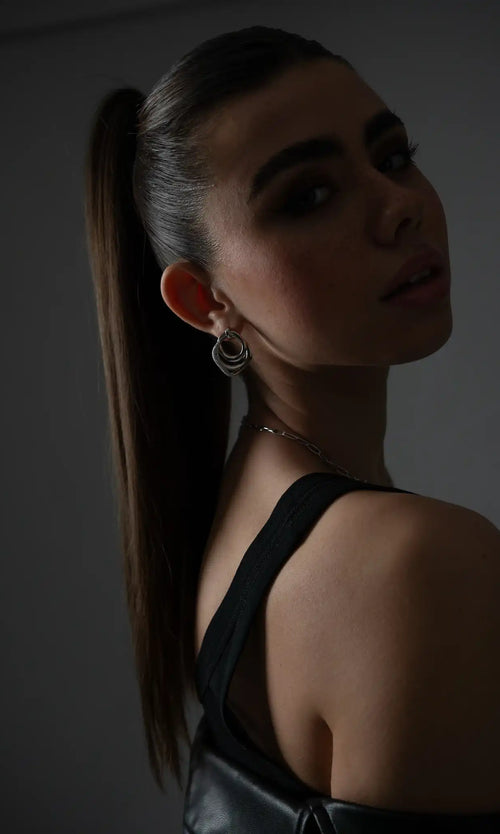 Paul Valentine Crystal Galaxy Earrings Große Rabatte