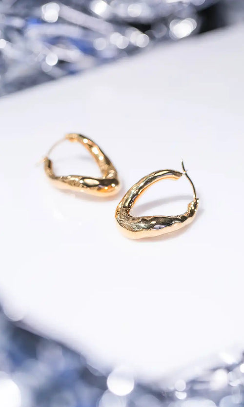 Paul Valentine Molten Twisted Hoops Riesige Ersparnisse