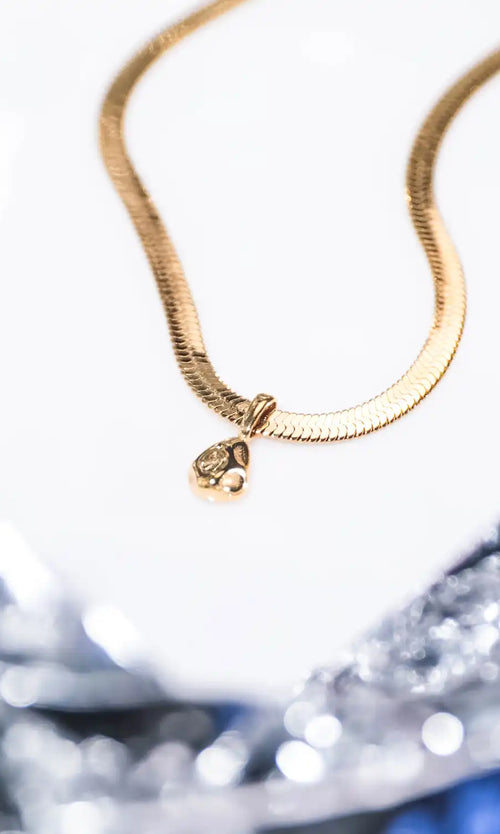 Paul Valentine Molten Sleek Necklace Letzte 3 Tage