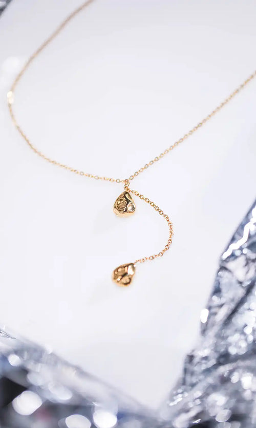 Paul Valentine Molten Y-Necklace Neueste Stile