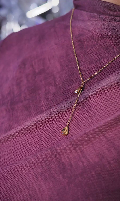 Paul Valentine Molten Y-Necklace Neueste Stile