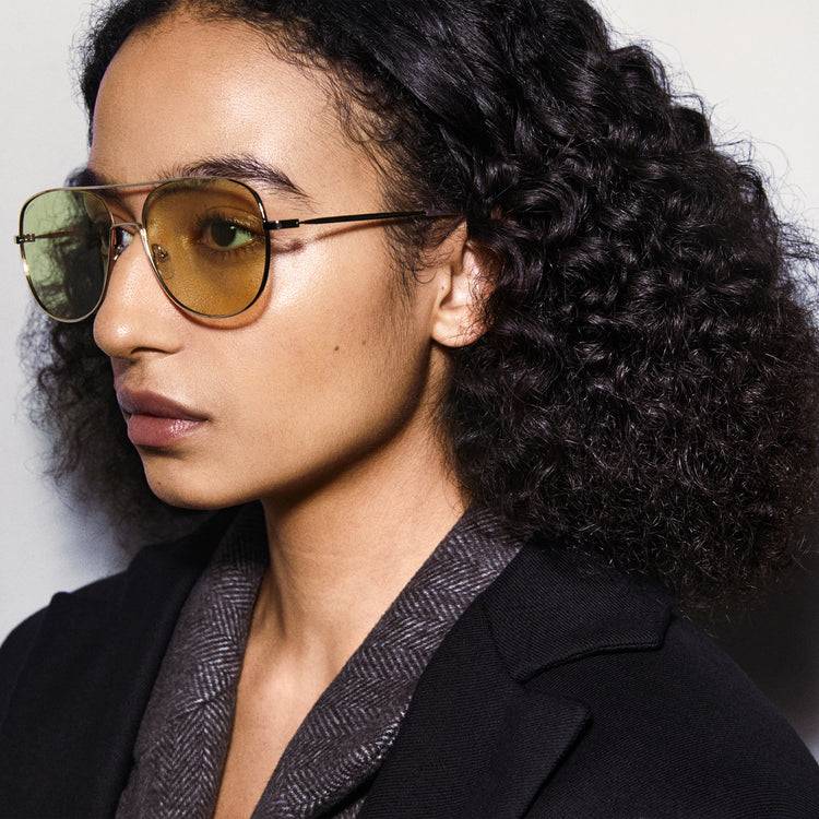 Pilgrim DALLAS Sonnenbrille Gelb/Gold Hotsell
