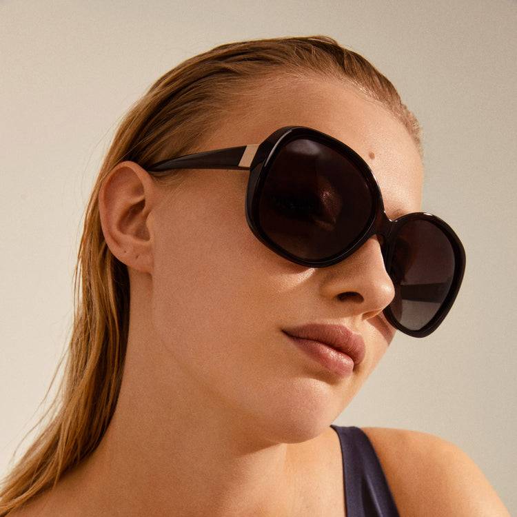 Pilgrim PARKER Oversized-Retro-Sonnenbrille, Braun Günstiger Verkauf