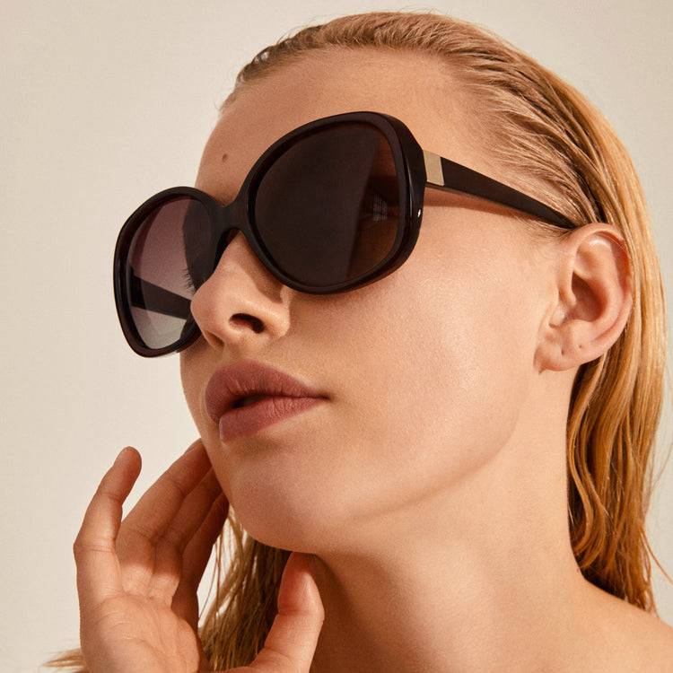 Pilgrim PARKER Oversized-Retro-Sonnenbrille, Braun Günstiger Verkauf