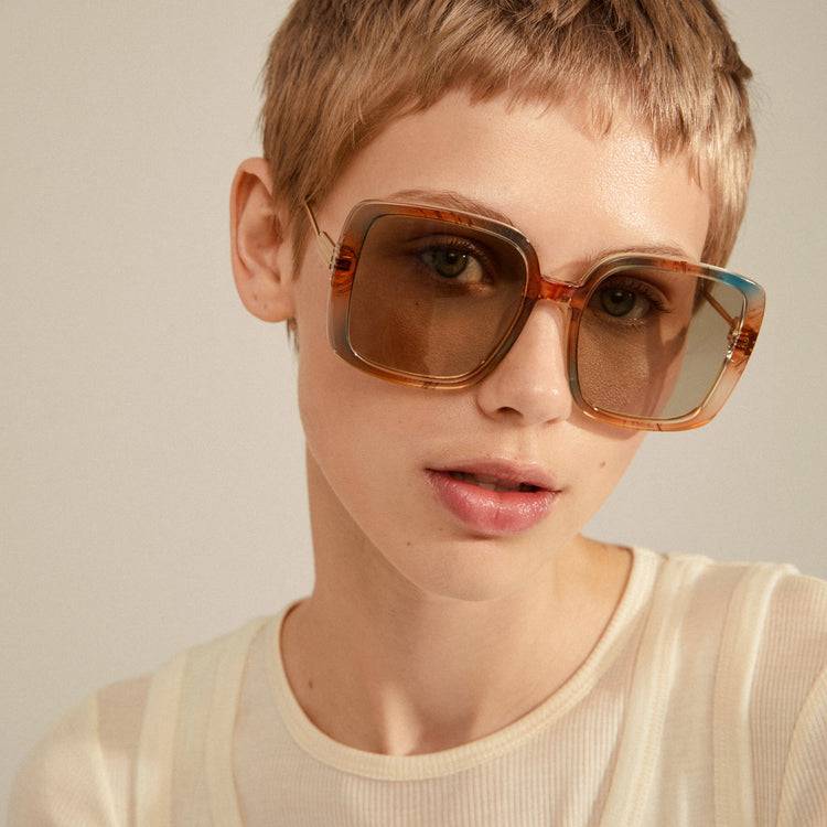 Pilgrim ALIET Sonnenbrille Mehrfarbig/Gold Blitzverkäufe