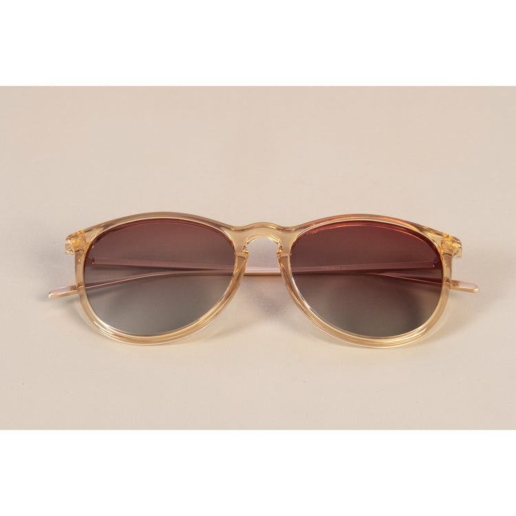Pilgrim VANILLE Sonnenbrille Hellbraun/Gold Kostenloser Versand