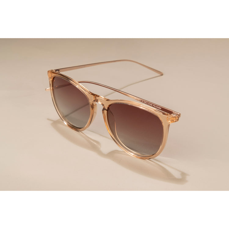 Pilgrim VANILLE Sonnenbrille Hellbraun/Gold Kostenloser Versand