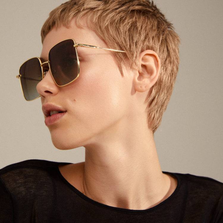 Pilgrim JONAN Sonnenbrille Braun/Gold Versandkostenfrei