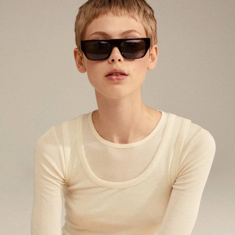 Pilgrim ENIEL Recycelte Sonnenbrille Schildpatt-Braun/Gold Begrenztes Angebot
