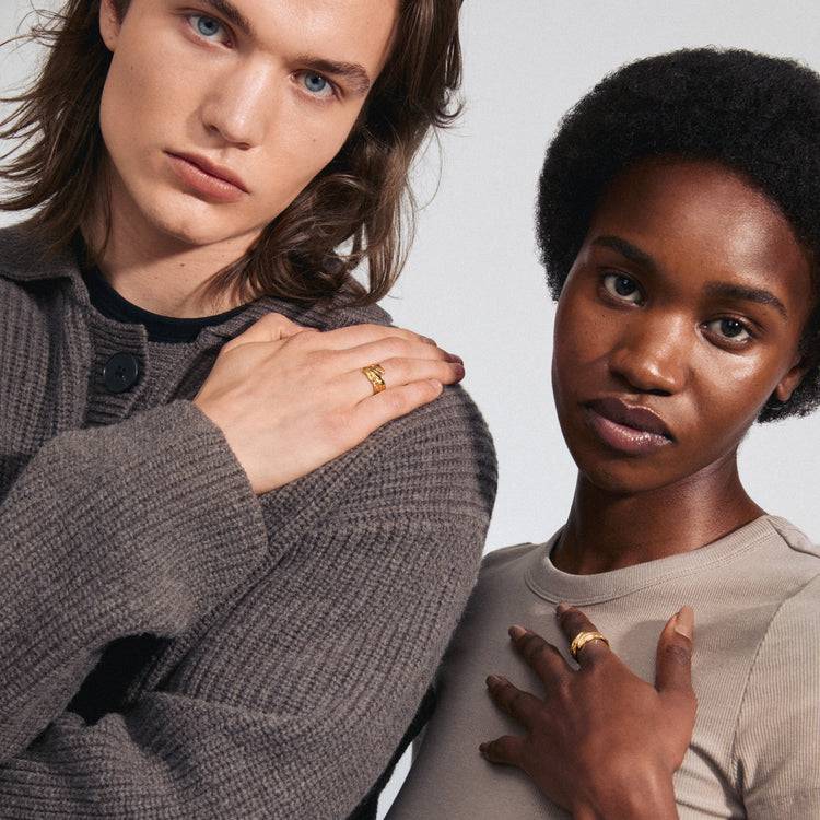 Pilgrim ELISSA recycelter Ring vergoldet Black Friday