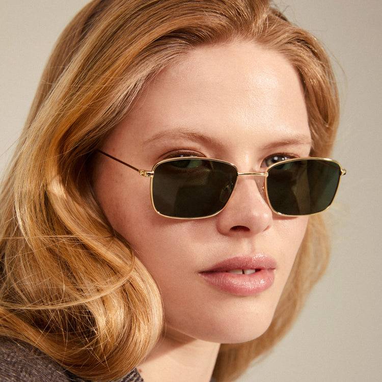Pilgrim YEIDER Sonnenbrille Grün/Gold Nur noch ein Tag übrig