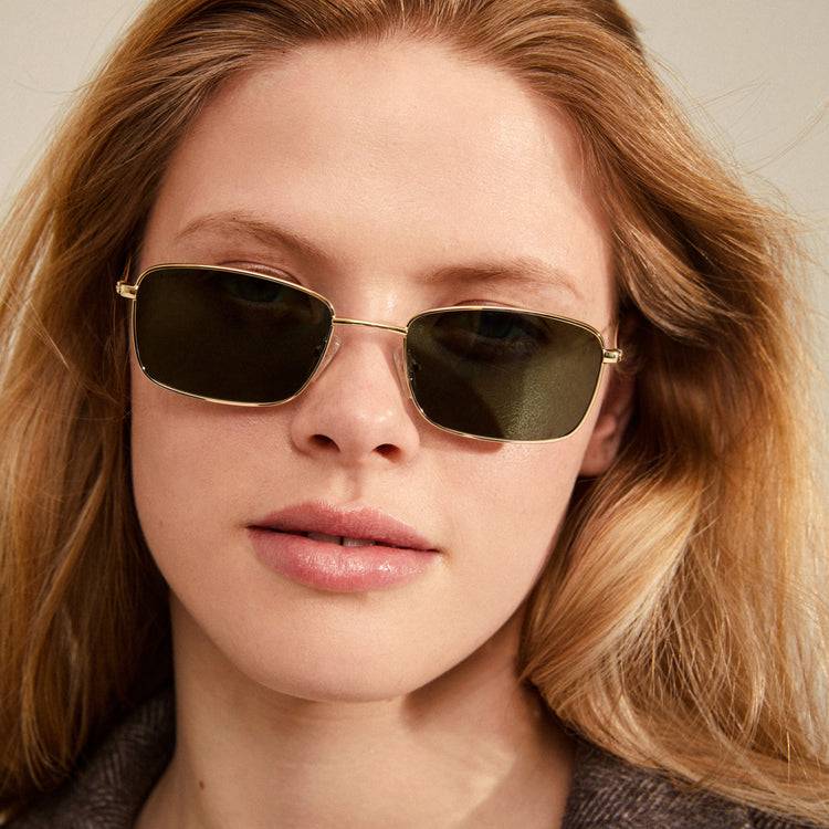 Pilgrim YEIDER Sonnenbrille Grün/Gold Nur noch ein Tag übrig