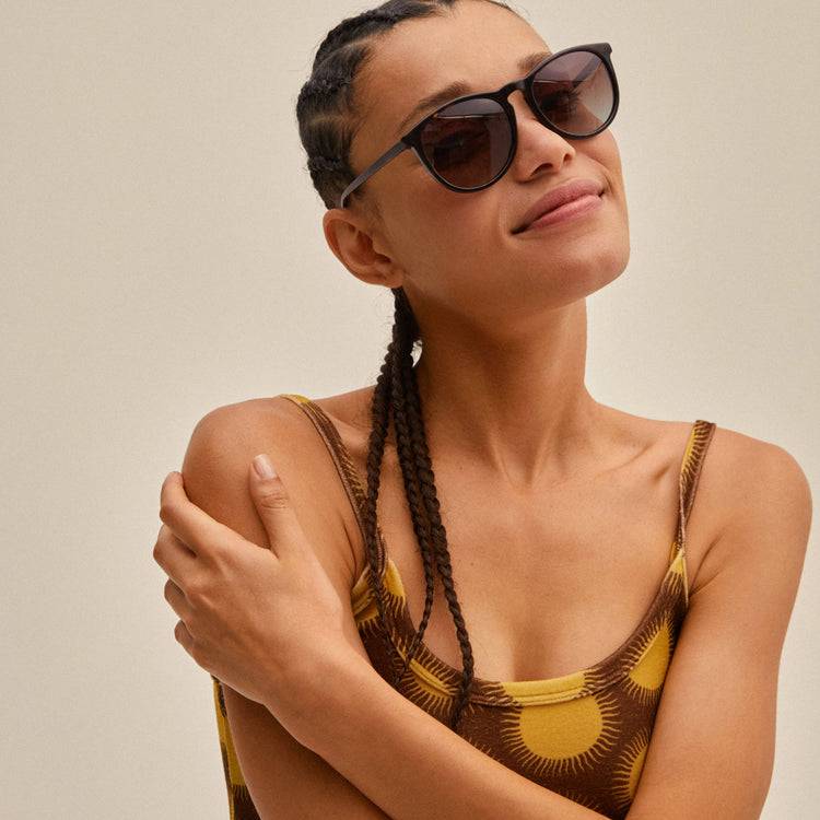 Pilgrim SAHARA Recycelte Sonnenbrille Schildpatt-Braun zollfrei
