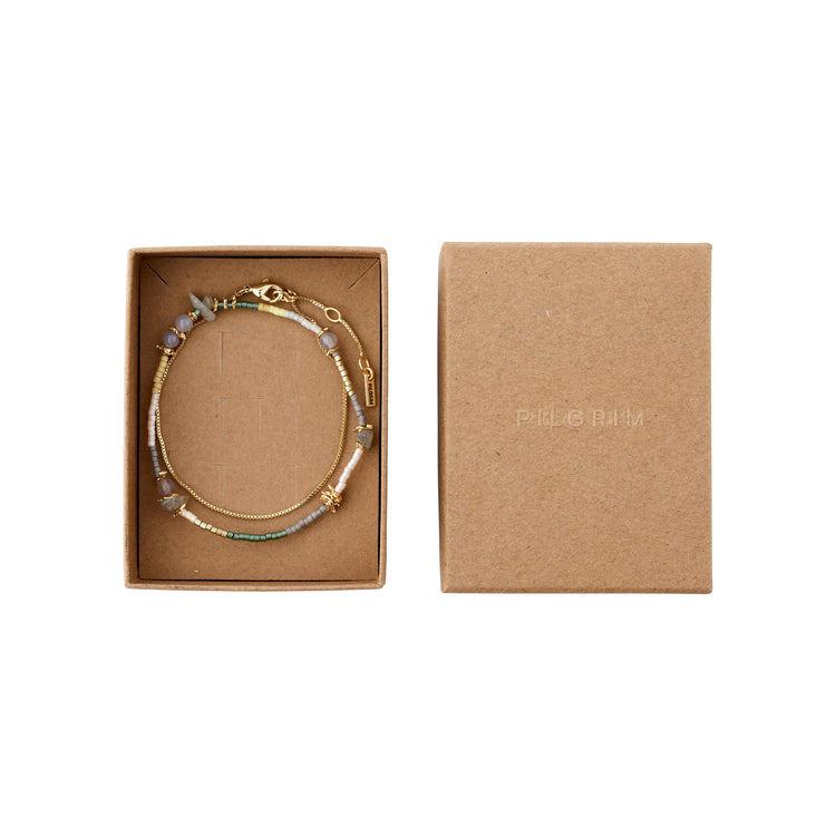 Pilgrim PIXIE Geschenkset, Armband 2-in-1-Set, vergoldet Schlussverkauf