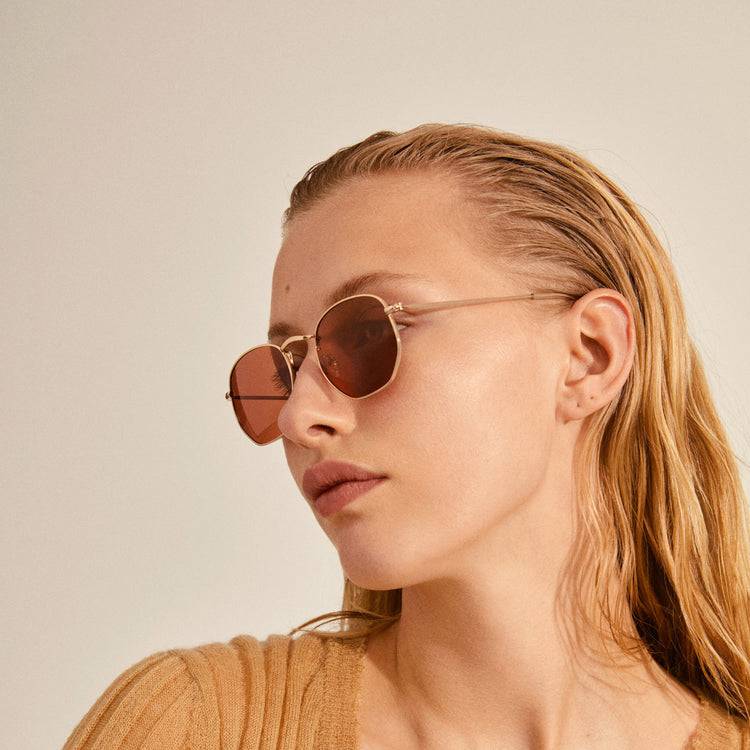 Pilgrim RYLAN Sonnenbrille Orange/Gold Bis zu 55% Rabatt