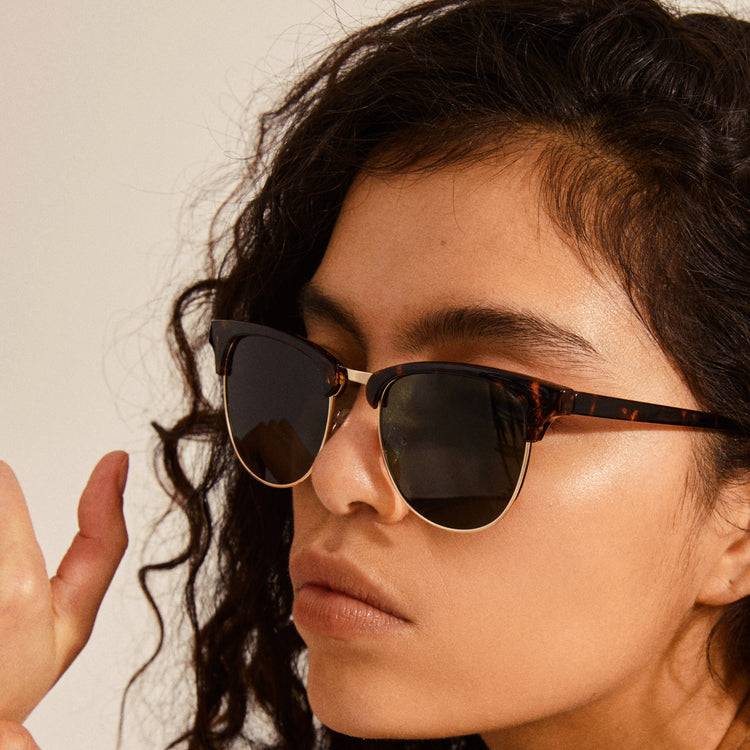 Pilgrim CHARLIE Sonnenbrille Schildpatt braun/Gold Nur noch ein Tag übrig