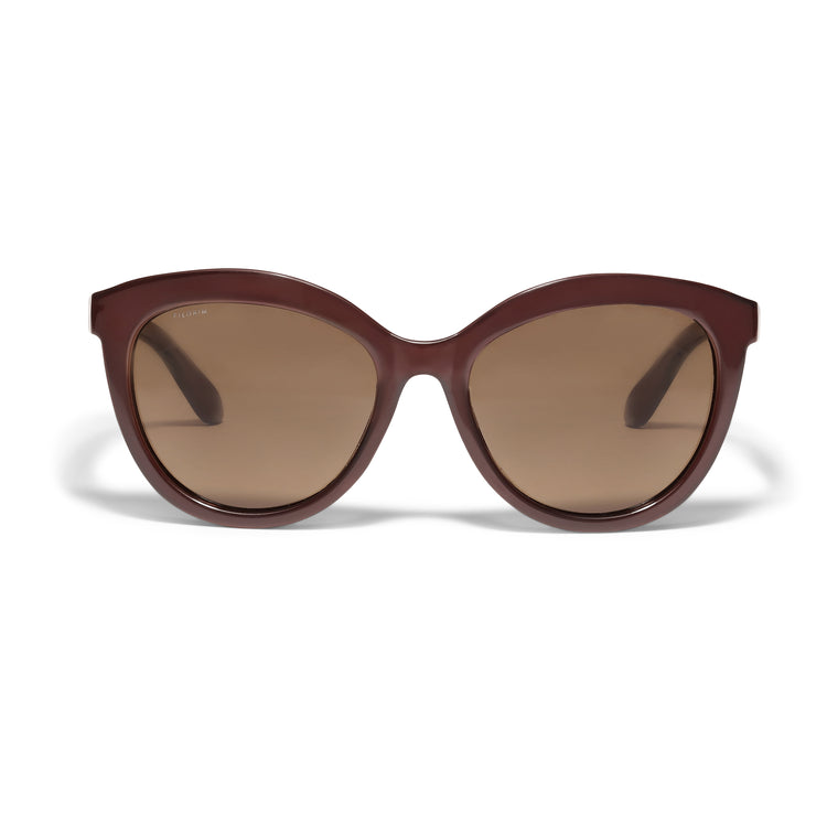 Pilgrim MARLENE recycelte Cat-Eye-Sonnenbrille braun Rabatt
