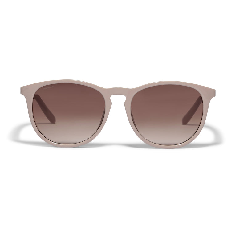 Pilgrim CAMILLA recycelte klassische Sonnenbrille hellbraun Günstig kaufen