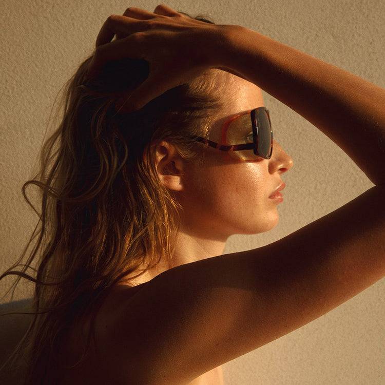 Pilgrim ELLEN oversized Retro-Sonnenbrille, Schildpatt Muttertagsangebot