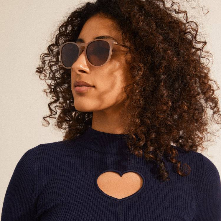 Pilgrim VANILLE Sonnenbrille hellgrau/Gold Hotsell