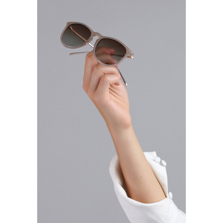 Pilgrim VANILLE Sonnenbrille hellgrau/Gold Hotsell