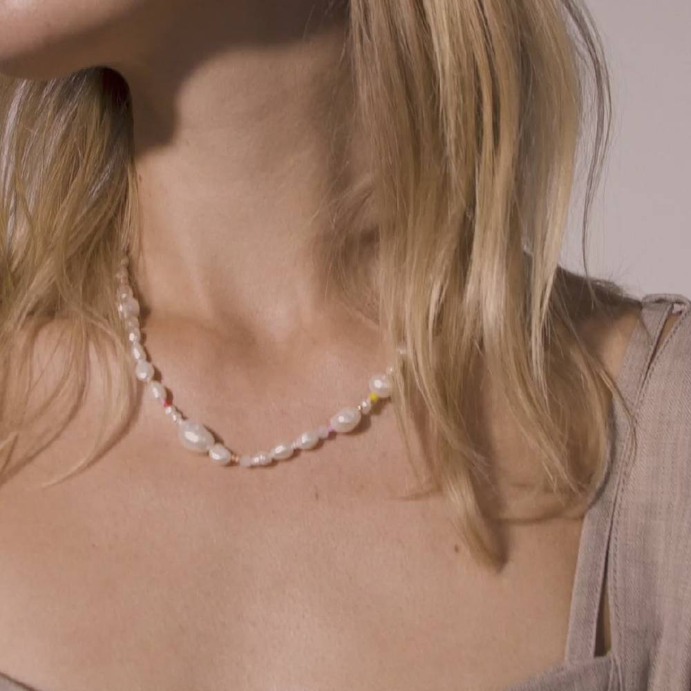 Pilgrim RAMONA freshwater pearl necklace gold-plated Jubiläumsangebot