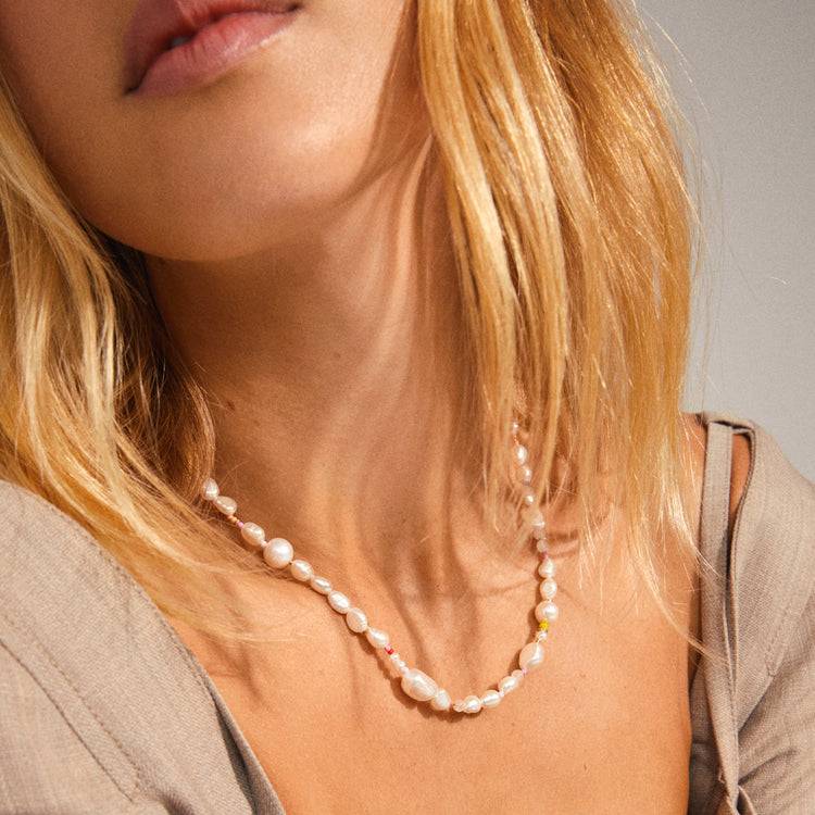 Pilgrim RAMONA freshwater pearl necklace gold-plated Jubiläumsangebot