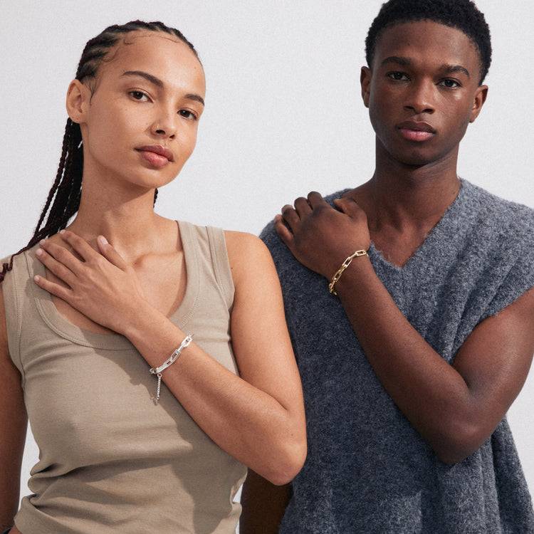 Pilgrim STAY recyceltes Armband versilbert Top Angebot