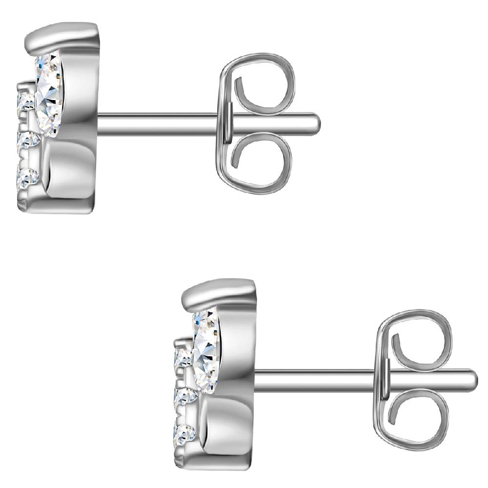 Rafaela Donata Ohrstecker Sterling Silber Zirkonia weiß Exklusive Angebote