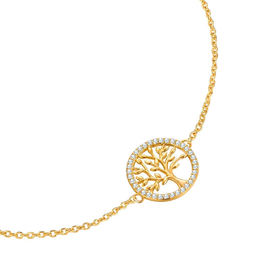 Rafaela Donata Armband Sterling Silber gelbgold Zirkonia weiß Kauf eins, bekomm eins gratis