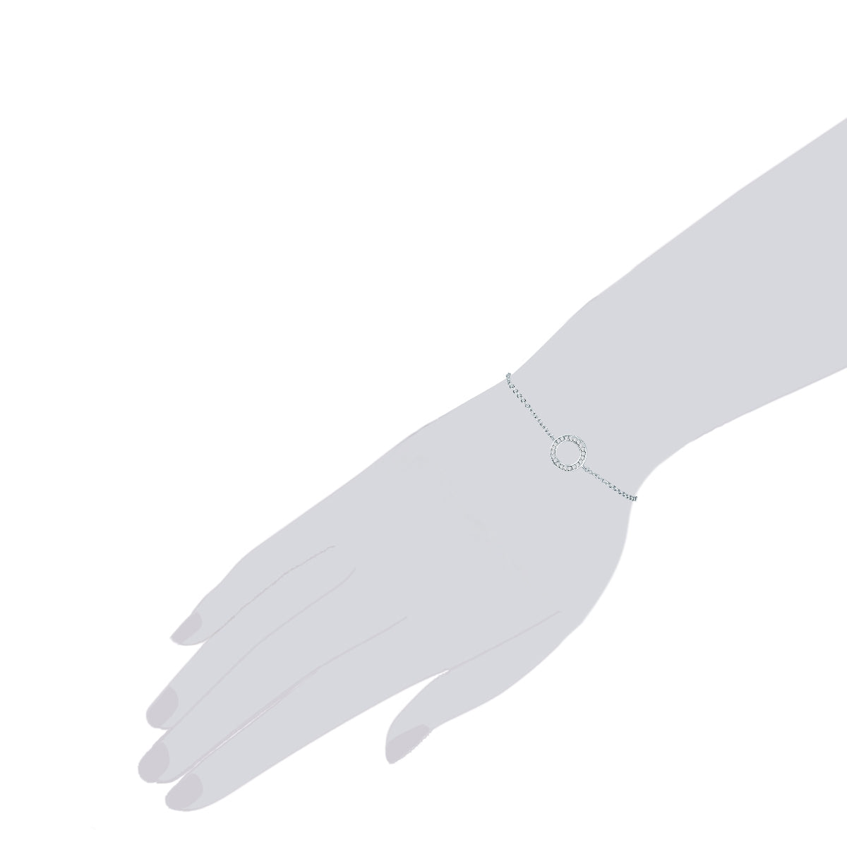 Rafaela Donata Armband Sterling Silber verziert mit Kristallen von Swarovski® weiß Sonderangebote