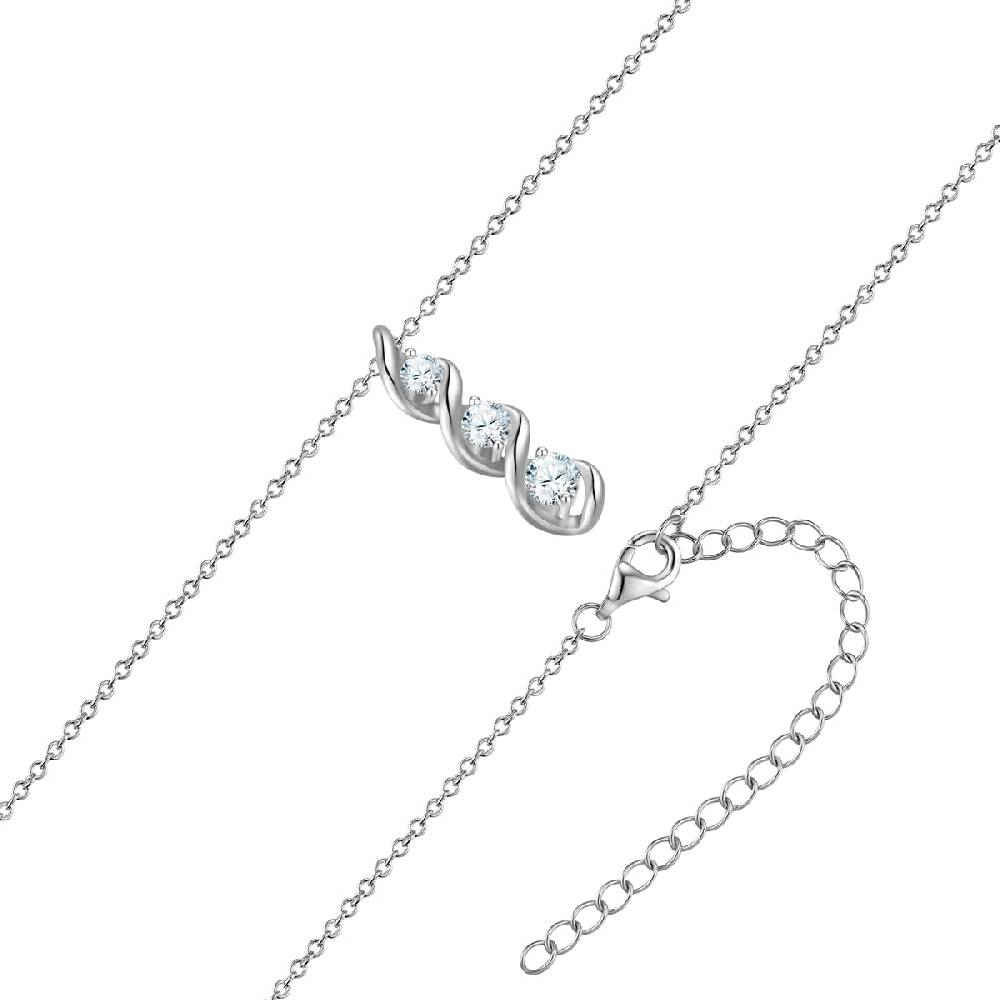 Rafaela Donata Kette mit Anhänger Sterling Silber Zirkonia weiß Online