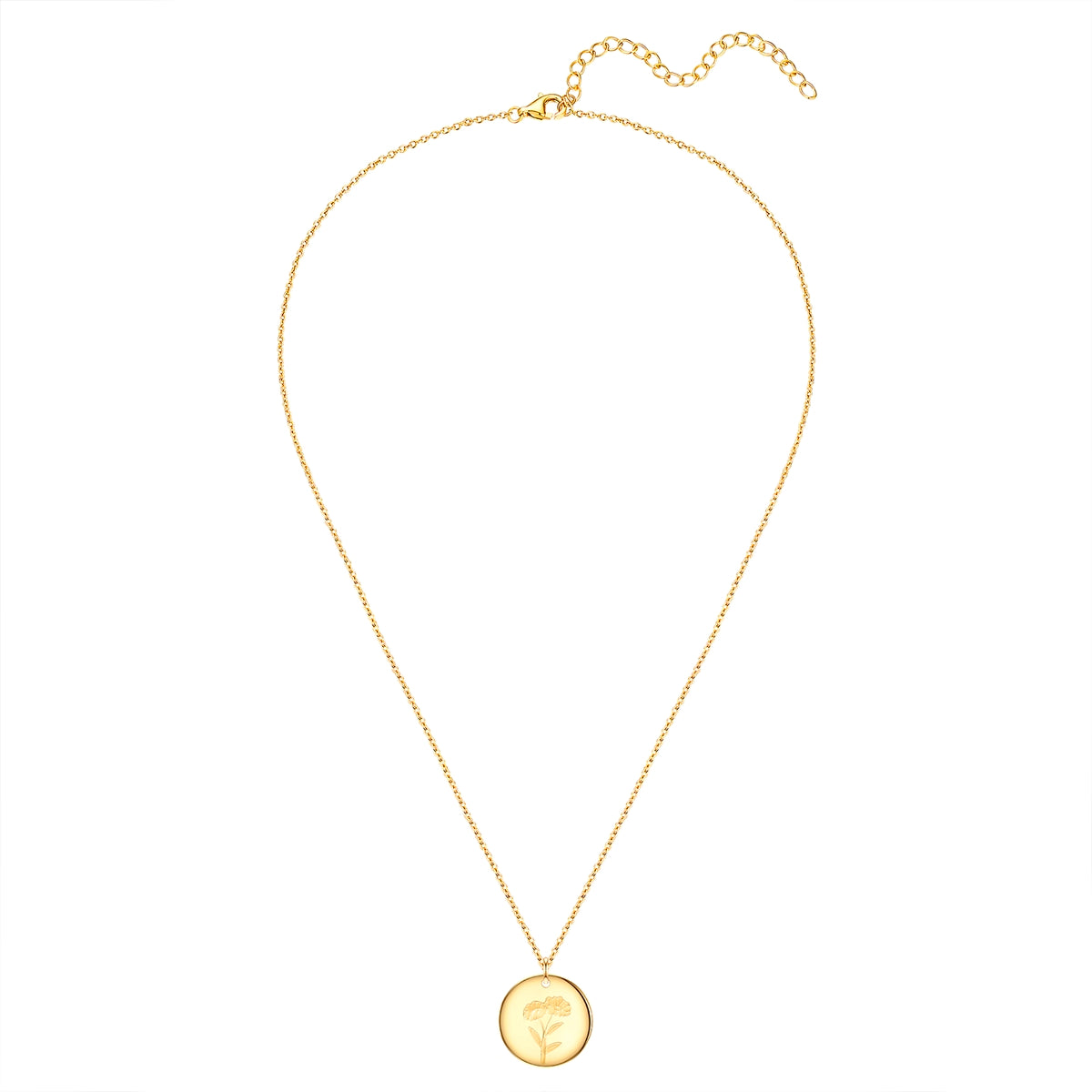 Rafaela Donata Kette mit Anhänger Sterling Silber gelbgold Outlet