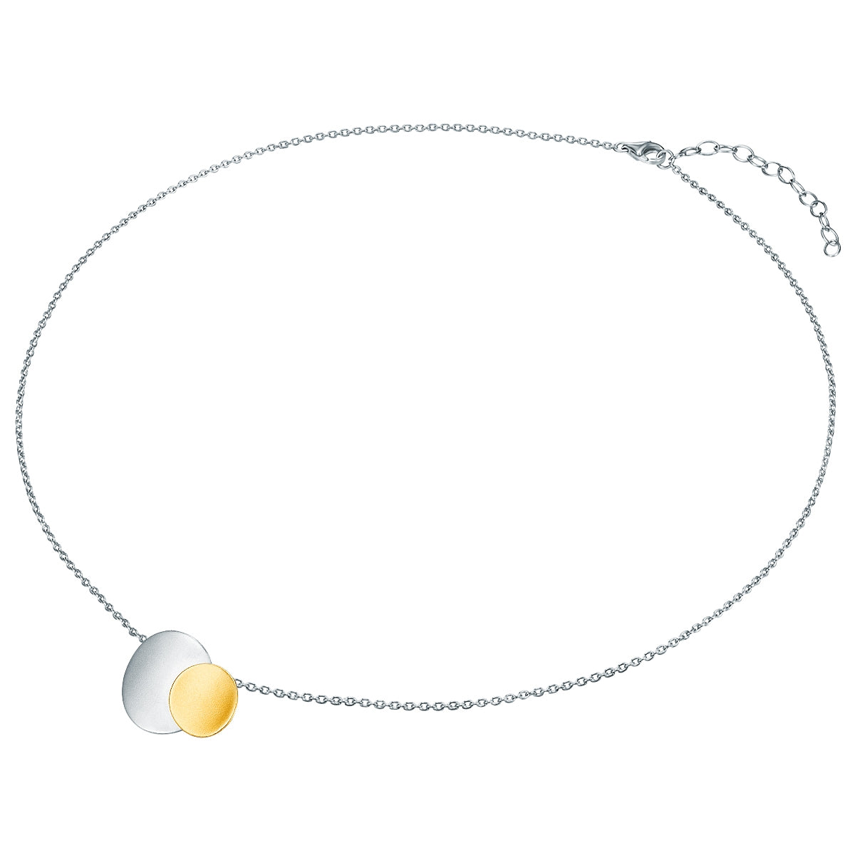 Rafaela Donata Kette mit Anhänger Sterling Silber bicolor Fabrikverkauf